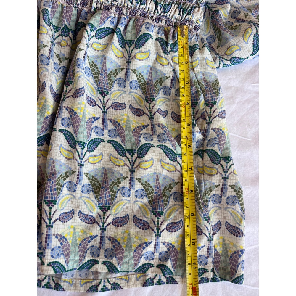 Women's Tory Burch, mosaic print silk romper S/P - Picture 9 of 12